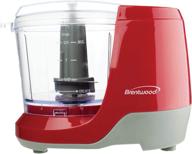 🔪 powerful and compact brentwood mc-109r mini food chopper for quick red cooking логотип