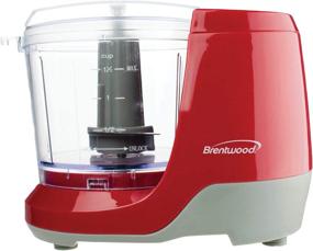 img 4 attached to 🔪 Powerful and Compact Brentwood MC-109R Mini Food Chopper for Quick Red Cooking