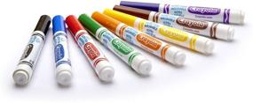 img 1 attached to Buy Crayola Washable Markers, Broad 🖍️ Point, Classic Colors, 8 Pack (58-7808) Online