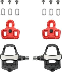 img 2 attached to 🚲 Venzo Sealed Cycling Road Bike Bicycle Clipless Pedals for Look Keo (Non-Compatible with Shimano SPD-SL or Look Delta Cleats) 9/16" - Includes Cleats