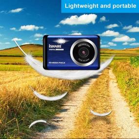 img 3 attached to Compact 20MP Mini Digital Camera with LCD Screen - Ideal for Kids, Seniors, and Beginners (Blue)