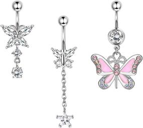 img 4 attached to TEN MIRO Surgical Piercing Butterfly