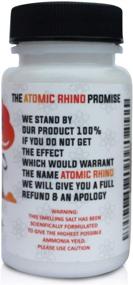 img 1 attached to 💨 Atomic Rhino Smelling Salts for Athletic Performance: Energizing Formula with Countless Applications, Ideal for Explosive Workouts - Simply Add Water for Activation, Pre Workout Boost