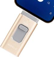 usb flash drive 128gb memory stick for iphone photo storage woficlo usb drive compatible ios/android/pc (128gb логотип