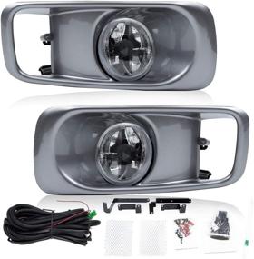 img 4 attached to 🚗 Enhance Your 1999-2000 Civic EK3 with RP Remarkable Power FL7043 Clear Fog Light Kit