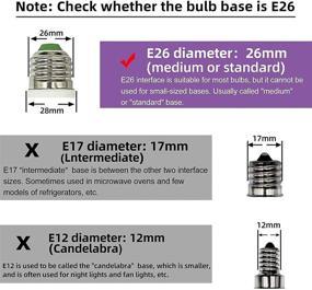 img 2 attached to 🔌 Compact Fridge Bulbs Pack for Enhanced Kitchen Lighting