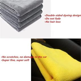 img 1 attached to CHUNMU Professional Microfiber Towels，Softer Lint Free，