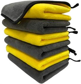 img 4 attached to CHUNMU Professional Microfiber Towels，Softer Lint Free，