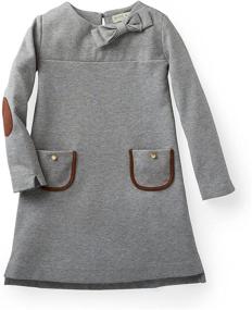 img 4 attached to 👗 Organic Quilted Riding Dresses for Girls - Hope Henry Clothing