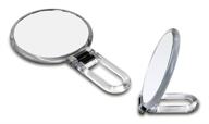 🪞 danielle creations 2-sided 10x magnification hand mirror: acrylic & lightweight, 5.5-inch for precision grooming logo