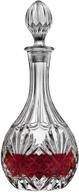 crystal whiskey vintage decanter stopper logo