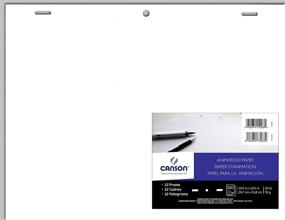 img 1 attached to 📝 Canson Artist Series Acme Punched Translucent Animation Paper - 100 Sheets, 12 Frame, 20lb, 10.5x12.5" - High Quality Animation Paper for Artists