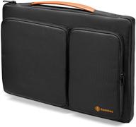 tomtoc 360 protective laptop case for surface pro 8/x/7+/7/6/5 & 13-inch macbook air 🔒 m1/a2337 a2179 (2018-2021), macbook pro m1/a2338 a2251 (2016-2021) & 12.9-in ipad pro 5/4/3 gen - waterproof logo