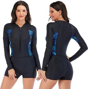 img 3 attached to LafyKoly Surfing Swimsuit Athletic Swimwear Women's Clothing for Swimsuits & Cover Ups