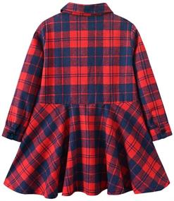 img 1 attached to UWBACK Sleeve Flannel Shirts Button Girls' Clothing