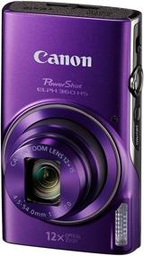 img 4 attached to 📷 Canon PowerShot ELPH 360: Clear, Colorful Captures with 12x Zoom, Stabilization, Wi-Fi & NFC (Purple)