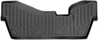 maxliner 2014-2020 acura mdx floor mats 3rd row liner - black (2nd row bench seat) logo