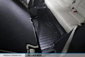 img 3 attached to MAXLINER 2014-2020 Acura MDX Floor Mats 3rd Row Liner - Black (2nd Row Bench Seat)