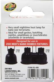 img 3 attached to 🔥 Zoo Med Labs Nano Infrared Heat Lamp: Powerful 40W Heating Solution