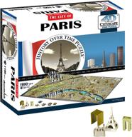 🗼 paris time puzzle by 4d cityscape logo