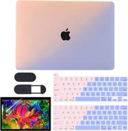 💻 2020-2016 macbook pro 13" case: hard shell with keyboard cover, screen protector, webcam cover logo