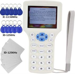 img 1 attached to 🔑 Высококачественный RFID NFC копир-ридер-райтер для IC ID-карт и 125 кГц/13,56 МГц карт -1USB