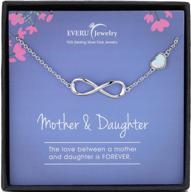 daughter bracelet sterling infinity birthday logo