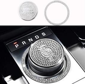 img 2 attached to TopDall Land Rover Bling Crystal Shiny Diamond Gear Shift Knob Accessory - Interior Sticker Compatible