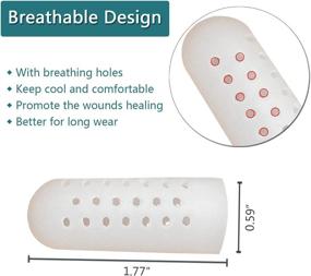 img 1 attached to 🦶 Silicone Protectors for Breathable Cracking Blisters: Ultimate Relief and Protection