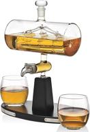 🥃 godinger whiskey decanter dispenser tumbler: elevated elegance for finest whiskey enjoyment logo