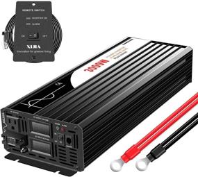img 4 attached to Xijia 3000W Pure Sine Wave Inverter: Efficient Solar Power Converter for Home & Car (DC48V)