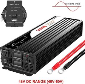 img 3 attached to Xijia 3000W Pure Sine Wave Inverter: Efficient Solar Power Converter for Home & Car (DC48V)