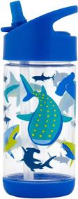 img 2 attached to 🦈 Stephen Joseph Flip Top Bottle SHARK – Pack of 1, One Size: Stay Hydrated in Style!