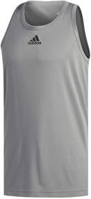 img 1 attached to 👕 adidas Men's Heathered Performance Tank Top