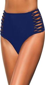 img 3 attached to 👙 REKITA Women's Clothing: High-Waisted Bikini Bottoms & Tankinis