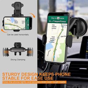 img 2 attached to Auto Clamping Qi Wireless Car Phone Charger Mount with Fast Charging for iPhone 11 Pro/Max/Xs/XR/X/8/8+, Samsung S10/S10+/S9/S9+/S8/S8+/S7/S6 & Android Smart Phones - 10W 7.5W 5W Type-C Support