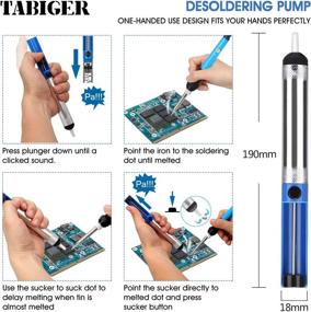 img 1 attached to Tabiger Soldering 110V Adjustable Temperature Welding