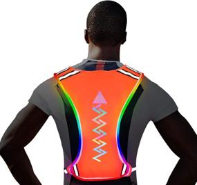 img 2 attached to 🌙 Stay Safe at Night with the MORLIGHT LED Reflective Vest: Adjustable, Rechargeable & High Visibility Safety Gear for Running, Dog Walking, Cycling & More