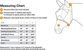img 1 attached to 🐎 Cashel Crusader Long Nose Horse Fly Mask for Optimal Protection