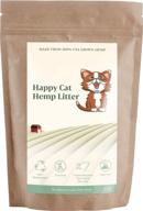 🐱 hemp kitty litter by happy cat - all-natural, biodegradable, and 7x more absorbent! logo