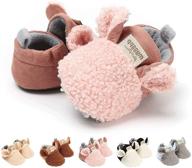 👶 tmeog soft anti-slip sole infant toddler first walkers shoes - warm baby slippers winter shoes for boys and girls logo