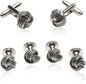 img 4 attached to 👔 Elevate your Style: Cuff Daddy Classic Silver Cufflink Presentation"