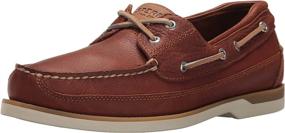 img 4 attached to Мужская обувь Sperry Top Sider 2 Eye Canoe Amaretto.