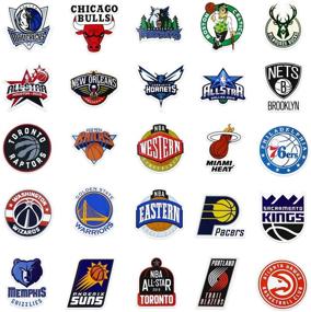img 3 attached to 43 Pcs NBA Stickers Set: 30 Basketball Team Logo Stickers & 13 All-Star Logo Stickers for Laptops, Boys, Vinyl Sports Decals