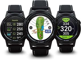 img 3 attached to 🏌️ Golf Buddy Aim W10 Bluetooth беспроводные гольф GPS смарт-часы Ранжировщик комплект - черные, с 5 маркерами для мяча и 1 клипом для шапки.