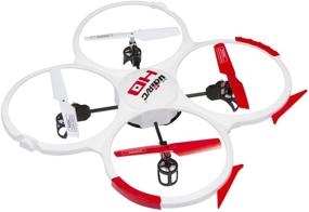 img 4 attached to 🚁 UDI RC 818A HD Drone Quadcopter - Capture Stunning Footage in 720p HD with Headless Mode, Return to Home Function, and Batteries Included - White