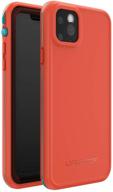 lifeproof frē series waterproof case for iphone 11 pro max - fire sky (bluebird/tangerine) logo