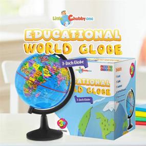 img 3 attached to 🌍 Exploring the World: Little Chubby 7 Inch Educational Globe