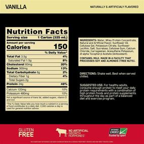 img 2 attached to 🥛 Gluten-free Optimum Nutrition Gold Standard 100% Whey Protein Shake, Conveniently Ready to Drink, 24g Protein, Vanilla Flavor, 11 Fl Oz, Pack of 12