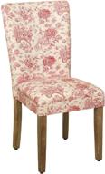🪑 red toile homepop parsons classic upholstered accent dining chair - single pack: product review and best deals logo